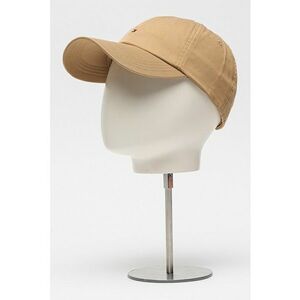 Sapca din bumbac organic cu inchidere velcro - Caramel imagine