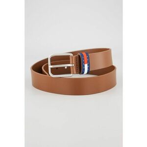 Curea de piele cu logo Ryan - Maro cognac imagine