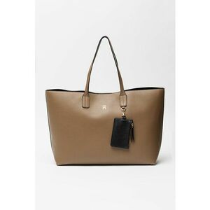 Geanta shopper cu breloc detasabila si etui Icon - Caramel imagine