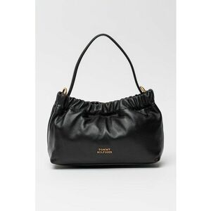 Geanta crossbody uni de piele - Negru imagine
