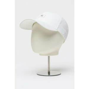 Sapca baseball de bumbac cu logo - Alb optic imagine
