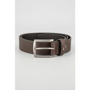 Curea de piele Denton - Maro cognac imagine