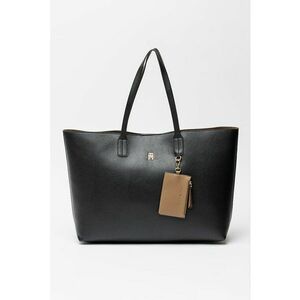 Geanta shopper cu breloc detasabila si etui Icon - Negru imagine