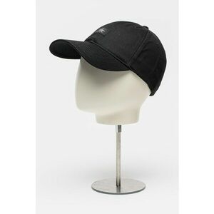 Sapca baseball de bumbac cu logo - Negru imagine