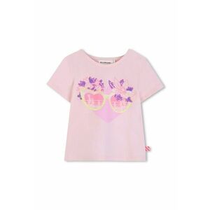Tricou cu paiete - Violet/Roz deschis imagine