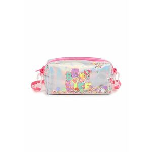 Geanta crossbody cu model - Roz deschis/Argintiu imagine
