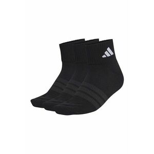Set de sosete scurte unisex cu detaliu logo - 3 perechi - Negru/Alb optic imagine