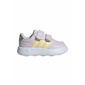 Tenisi Break Net 3.0 din piele ecologica cu velcro - Galben/Roz pal imagine