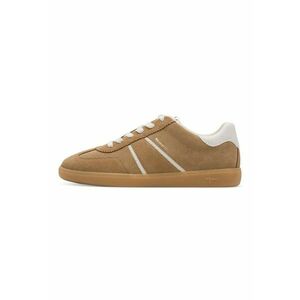 Pantofi sport low-cut cu insertii de piele intoarsa - Bej/Maro nisip/Maro camel imagine