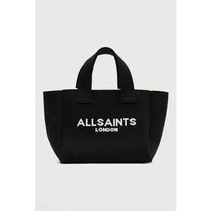 Geanta shopper cu imprimeu logo Izzy - Negru imagine