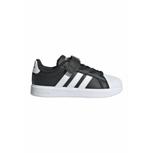Pantofi sport StreetTalk din piele ecologica cu velcro - Negru/Alb optic imagine