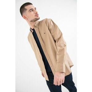 Camasa regular fit din bumbac - Maro taupe imagine