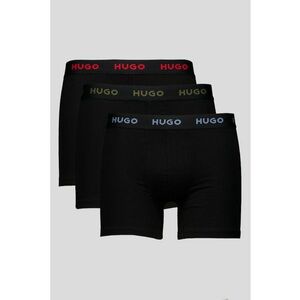 Set de boxeri din amestec de bumbac - 3 perechi - Negru imagine
