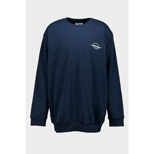 Bluza de trening din amestec de bumbac organic - Verde lime/Bleumarin imagine