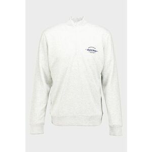 Bluza de trening din amestec de bumbac organic - Gri deschis melange imagine