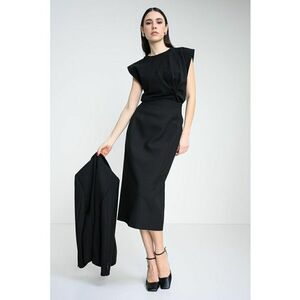 Tricou regular-fit din amestec de bumbac - Negru imagine