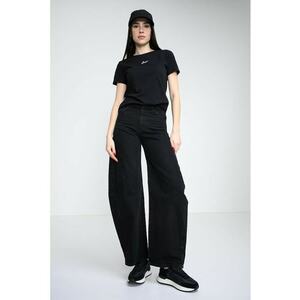 Tricou din bumbac cu logo - Negru imagine