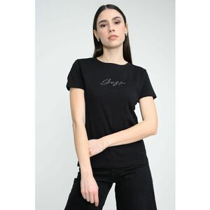 Tricou din bumbac cu logo - Negru imagine