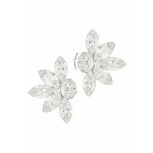 Cercei cu cristale Swarovski® Lotus 2cm Clear imagine