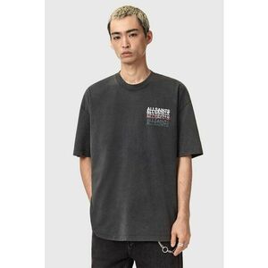 Tricou lejer cu imprimeu logo - Rosu/Alb/Gri inchis melange imagine