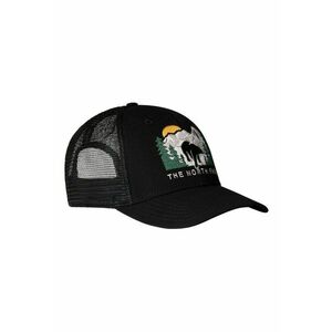 Sapca trucker cu detaliu brodat - Negru imagine