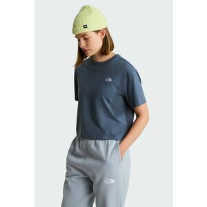 Tricou crop cu logo Evolution Dome - Gri carbune imagine