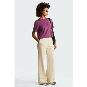 Tricou crop cu logo Evolution Dome - Violet imagine