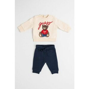 Set de bluza cu imprimeu si pantaloni - 2 piese - Rosu/Albastru ultramarin/Bej deschis imagine