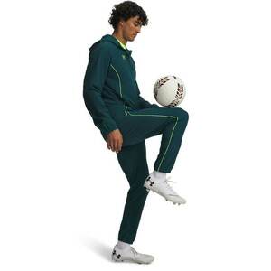 Trening slim-fit cu imprimeu logo si fermoar - pentru fotbal Challenger Pro - Verde englez imagine