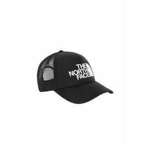 Sapca trucker cu imprimeu logo contrastant - Negru imagine