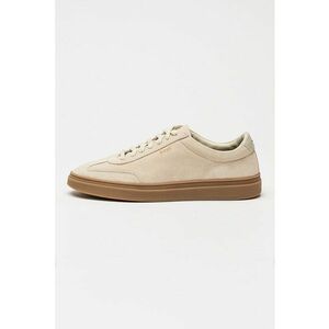 Pantofi sport low-cut din piele intoarsa Kieran - Crem imagine