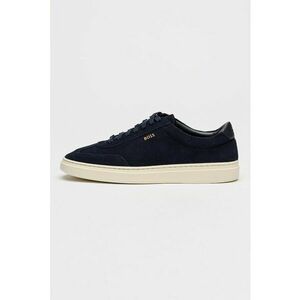 Pantofi sport low-cut din piele intoarsa Kieran - Bleumarin imagine