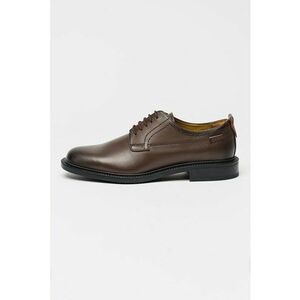 Pantofi din piele cu detaliu logo Lysander - Maro imagine