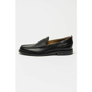 Pantofi loafer din piele cu detaliu logo Varian - Negru imagine