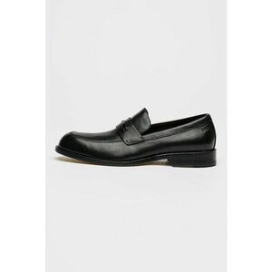 Pantofi loafer din piele cu detaliu metalic Tayil - Negru imagine
