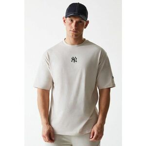 Tricou supradimensionat NY Yankees MLB League Essential - Negru/Bej imagine