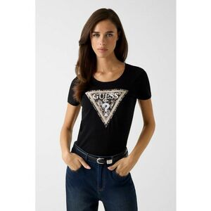 Tricou cu imprimeu logo - Negru imagine
