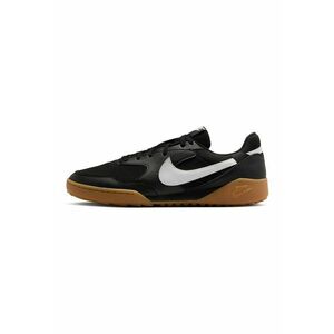 Pantofi sport TERRA MANTA din piele ecologica cu garnituri din material textil - Alb/Negru/Maro imagine