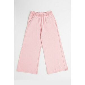 Pantaloni de trening din bumbac cu croiala ampla - Roz prafuit imagine