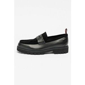 Pantofi loafer de piele - Negru imagine
