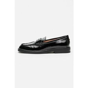 Pantofi loafer de piele Adison - Negru imagine