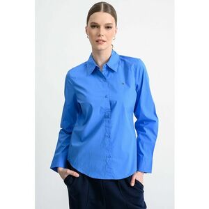 Camasa regular fit cu guler ascutit - Albastru imagine