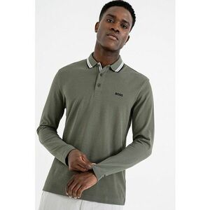Bluza polo regular fit Plisy - Verde sparanghel imagine