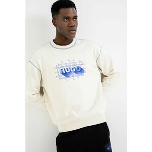 Bluza de trening cu imprimeu logo Nothalic - Albastru royal/Alb murdar imagine