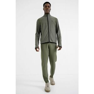 Pantaloni de trening cu buzunare cu fermoar - Verde sparanghel imagine