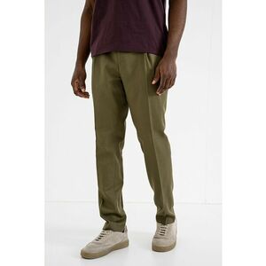 Pantaloni slim fit din amestec de lyocell - Kaki inchis imagine