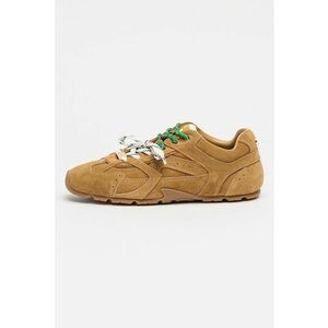 Pantofi sport Asiel din piele intoarsa cu detalii stralucitoare - Caramel imagine