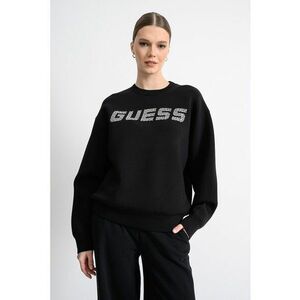 Bluza de trening cu croiala lejera si decorata cu logo - Negru/Argintiu imagine