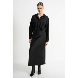 Camasa-body cu guler clasic - Negru imagine