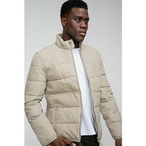 Jacheta regular-fit cu fermoar - Maro nisip/Maro camel/Grej imagine